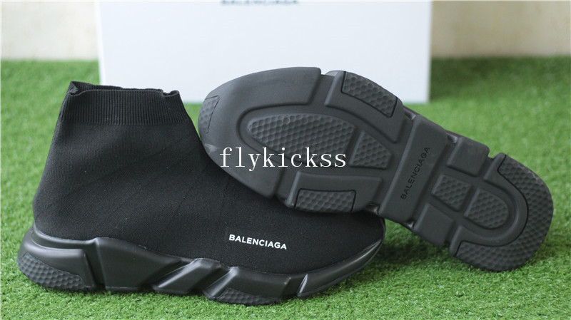 Best Quality Balenciaga Speed Trainer Sock Race Runners Triple Black